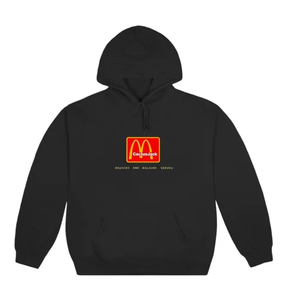 Cactus Jack by Travis Scott x McDonald's Billions Served Hoodie 'Black'